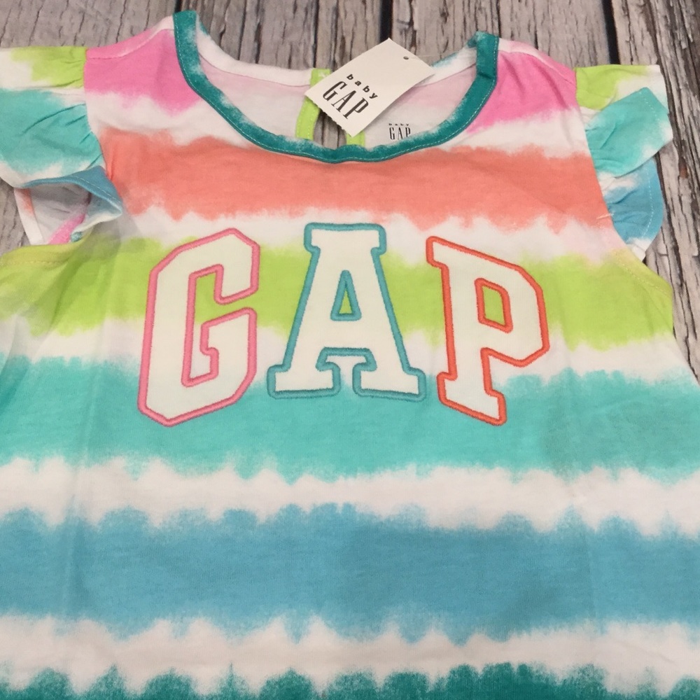 Gap Girls 0 3 6 12 Month Short Jumpsuit - Picture 2 of 5